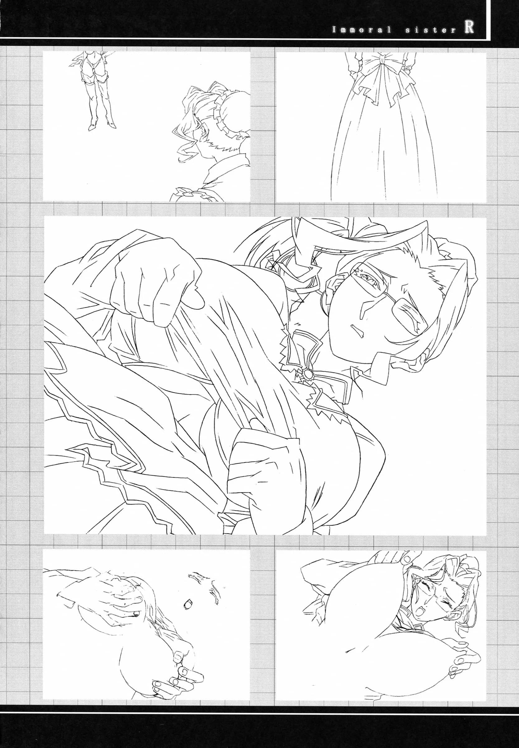 studio C-TAKE : Miura Takehiro | Immoral Sister R Genga Shuu